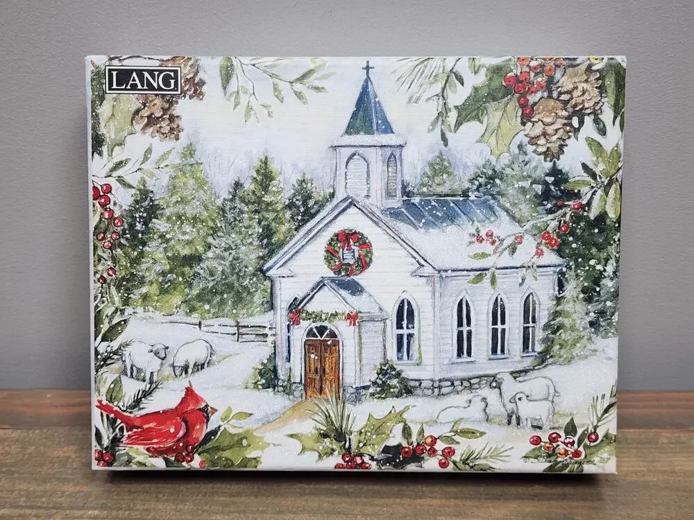 Lang The Lord Is My Shepherd Boxed Christmas Cards 18ct